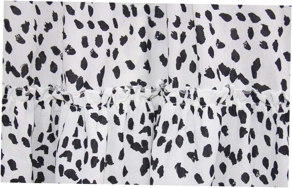 Witte mouwloze zomerjurk voor dames met bloemenprint
