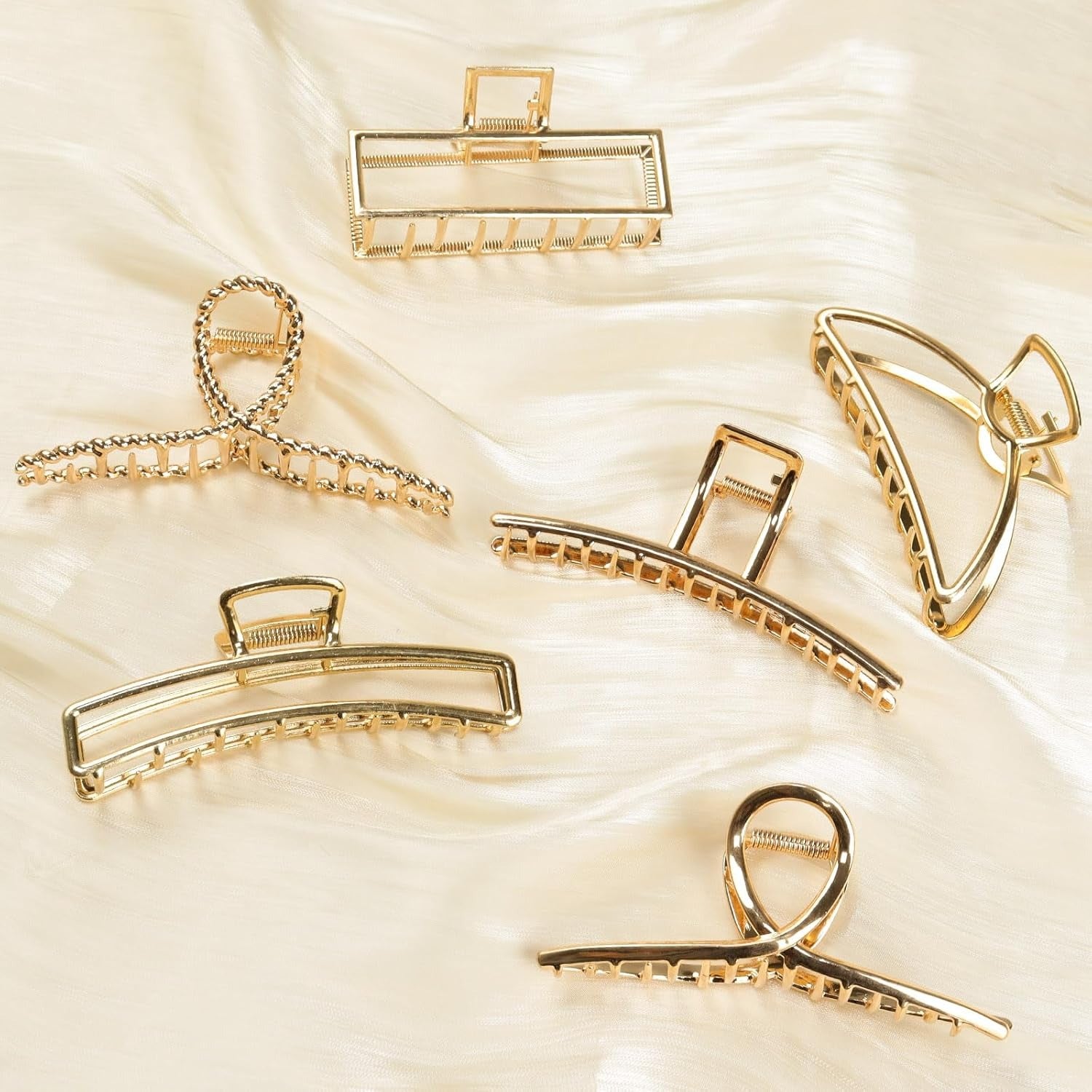 Antislip metalen haarclip voor dames, sterke en veilige grote haarclip, haaraccessoire geschikt voor vrouwen en meisjes.